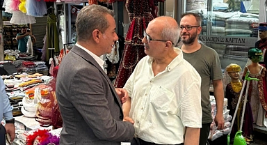BAŞKAN YETİŞKİN'DEN AYAKKABICILAR ÇARŞISI'NA ZİYARET