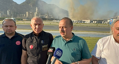 VALİ CANBOLAT,SÖKE'DE YANGIN BÖLGESİNDE BİLANÇOYU AÇIKLADI