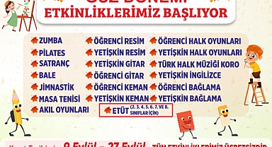 GÜZ DÖNEMİ ETKİNLİKLERİ BAŞLIYOR